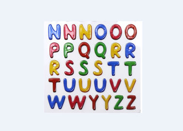 안전한 반짝임 편지 스티커, 유치원 아이들의 알파벳 스티커