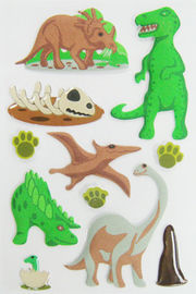소형 동물성 사랑스러운 뚱뚱한 공룡 스티커, 광고 선전 주문 거품 스티커
