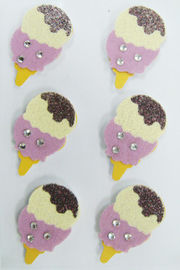 소녀 사랑스러운 인쇄할 수 있는 스티커 장, 아이들의 벽 아이스크림 스티커
